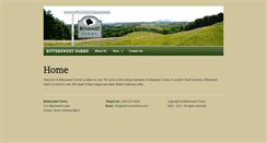 Desktop Screenshot of bittersweetfarms.com