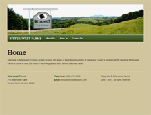 Tablet Screenshot of bittersweetfarms.com